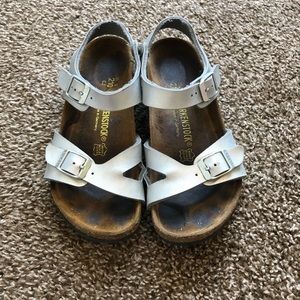 Silver Birkenstocks
